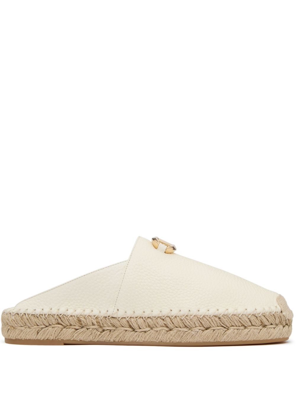 Valentino Garavani Vlogo Signature 草编鞋 - 中性色