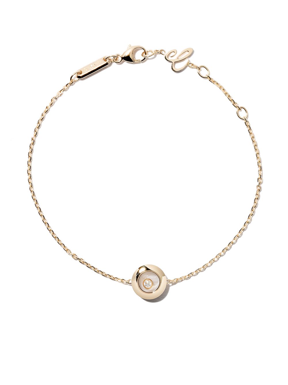 Chopard 18k黄金Happy Diamonds Icons手链 - 金色