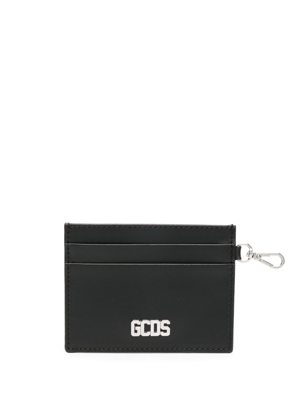 GCDS Comma logo标牌皮质卡夹 - 黑色
