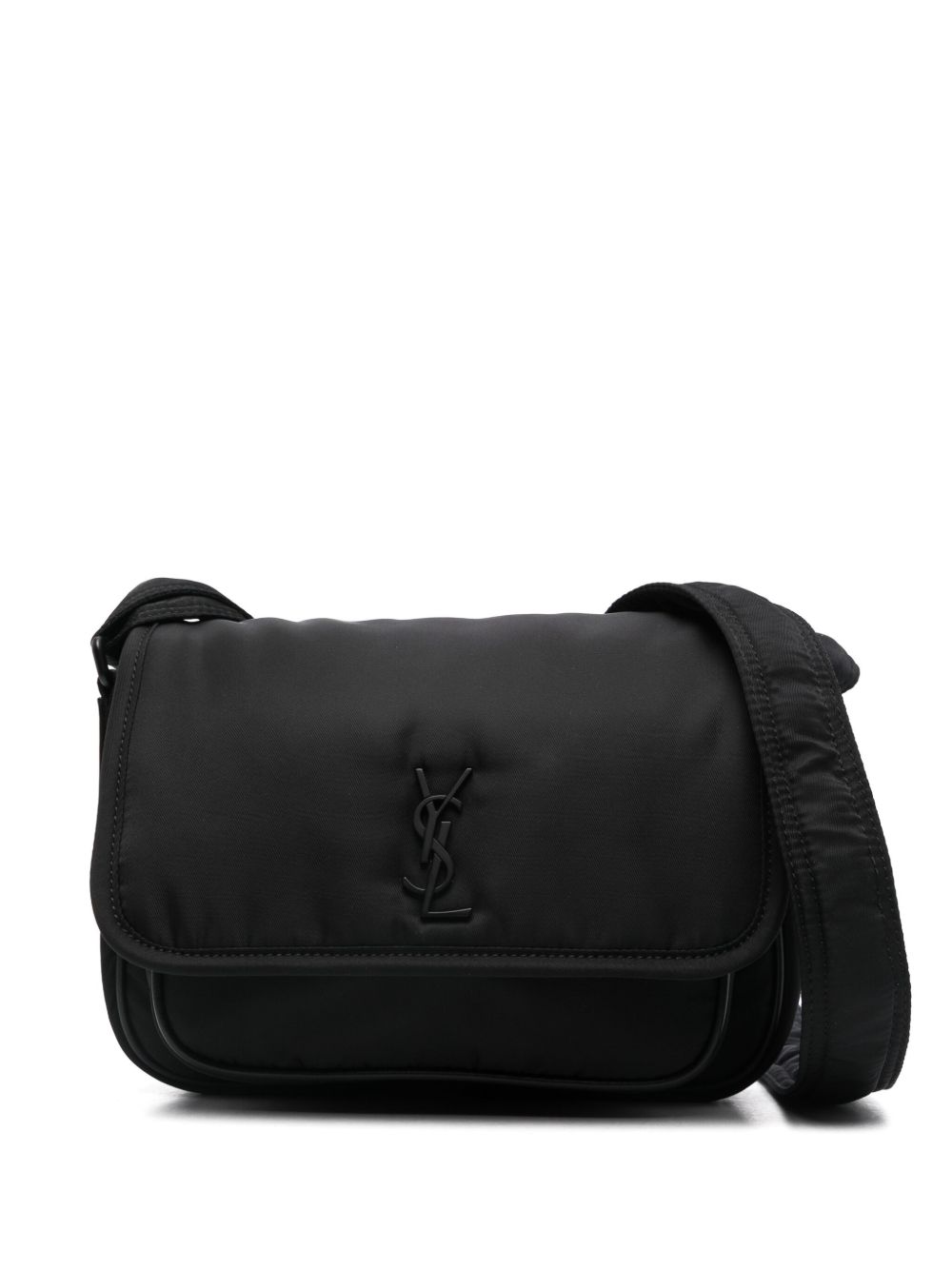 Saint Laurent Niki 标贴小号邮差包 - 黑色