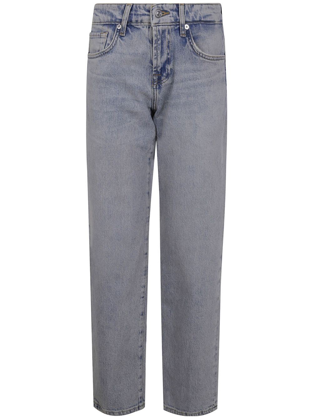7 For All Mankind 高腰牛仔裤 - 蓝色