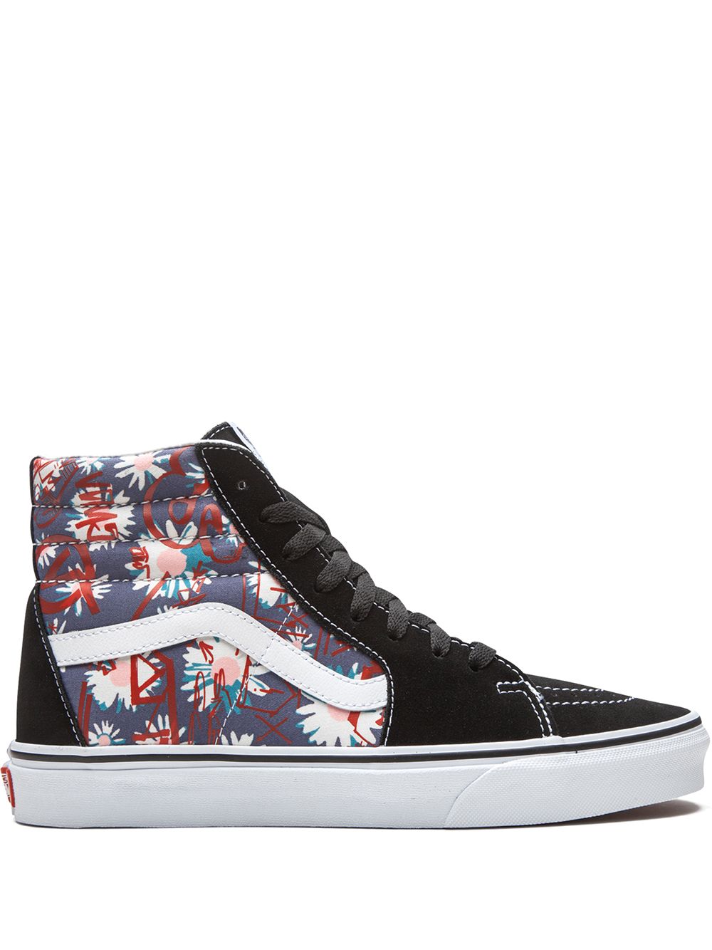 Vans Sk8-Hi Floral 运动鞋 - 黑色