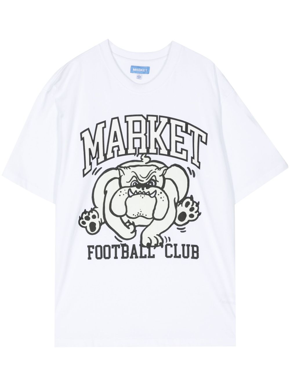 MARKET Offensive Line UV 棉T恤 - 白色