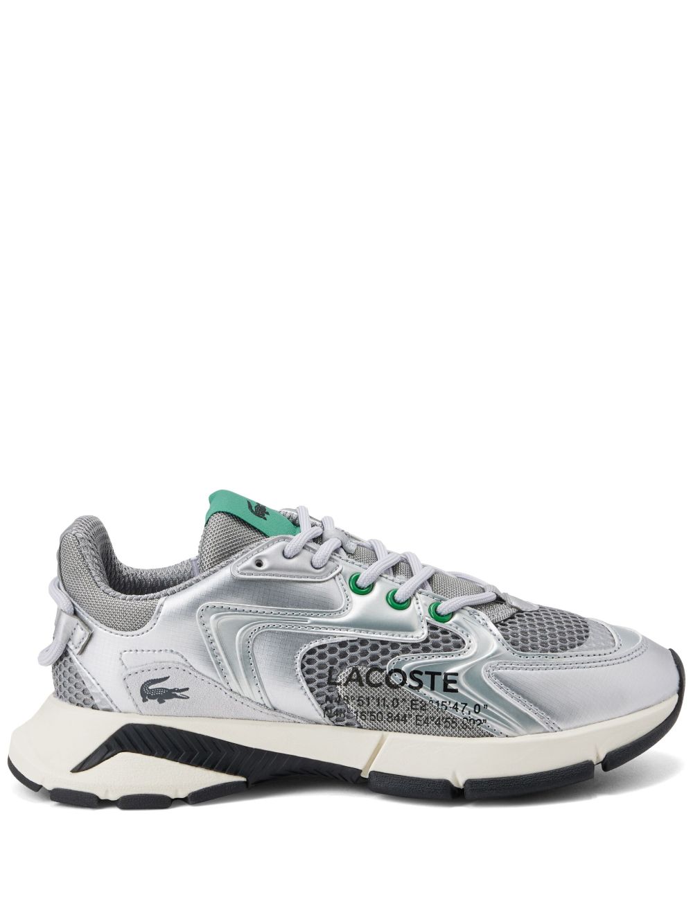 Lacoste L003 Neo 拼接运动鞋 - 灰色