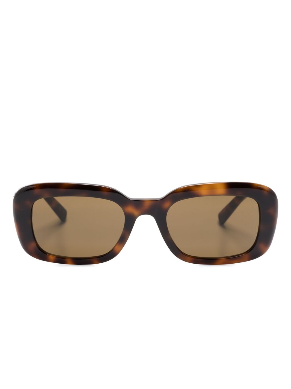 Saint Laurent SL M130 方框太阳眼镜 - 褐色