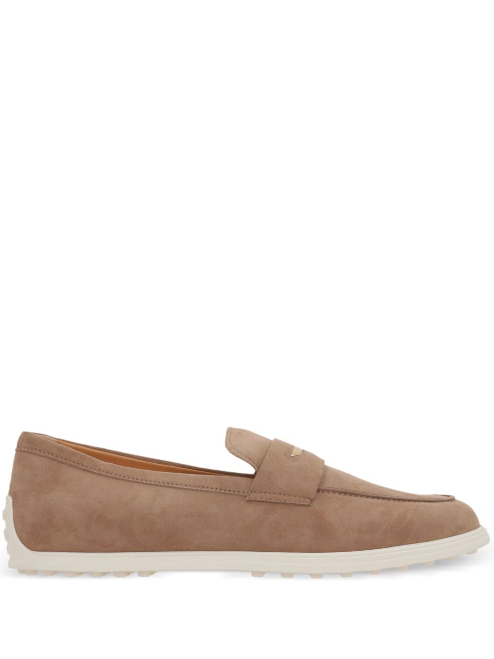 Tod's suede loafers - 褐色