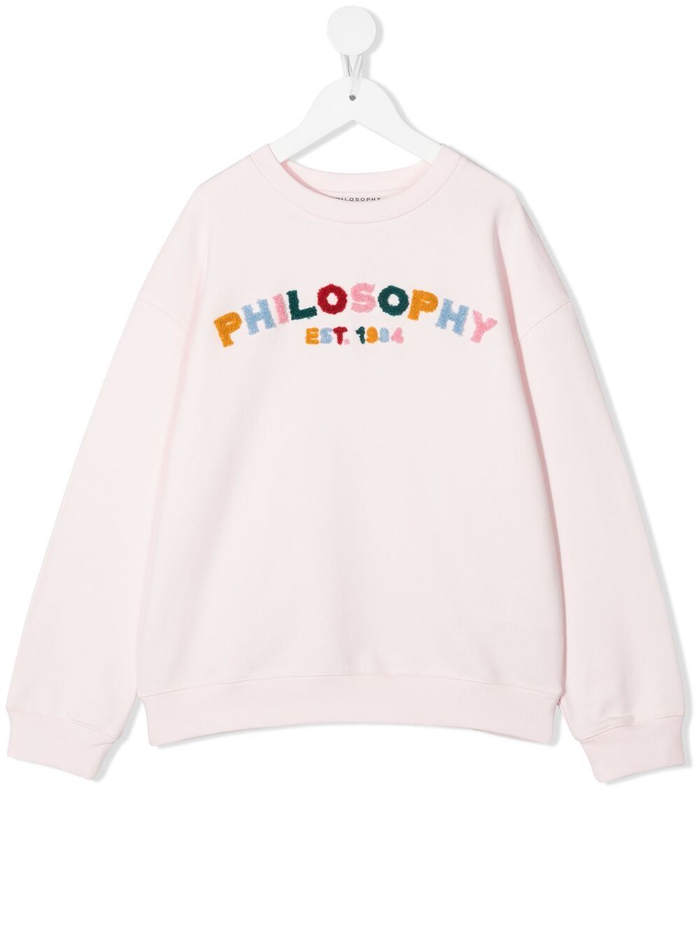 Philosophy Di Lorenzo Serafini Kids 纹理logo卫衣 - 粉色