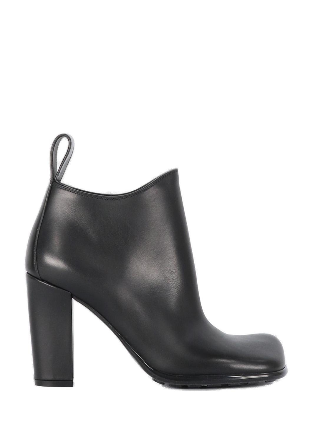 Bottega Veneta Square Toe Ankle Boots