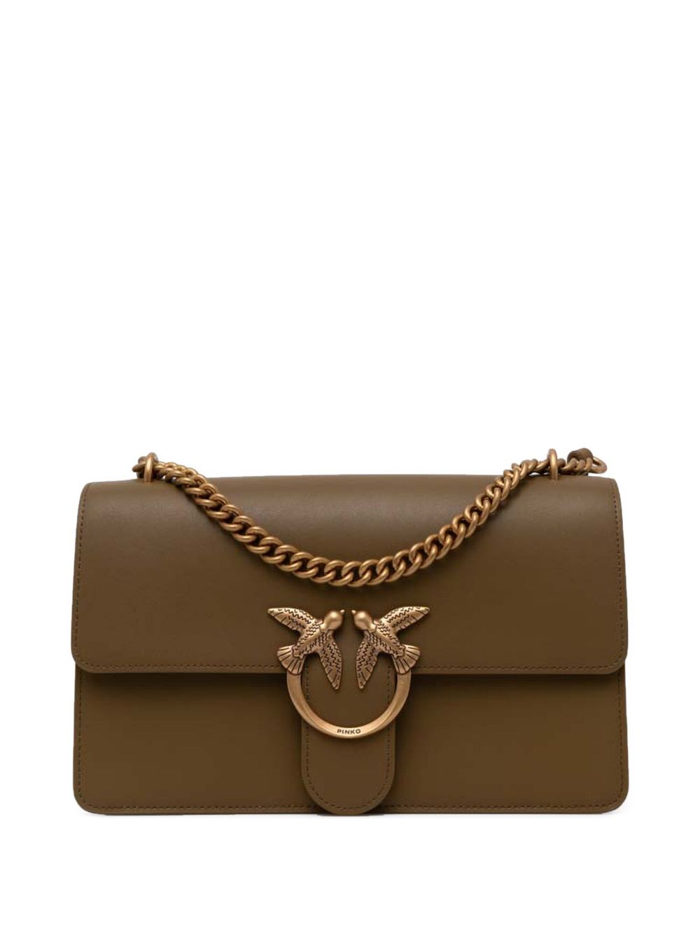 PINKO Classic Love One 斜挎包 - 褐色