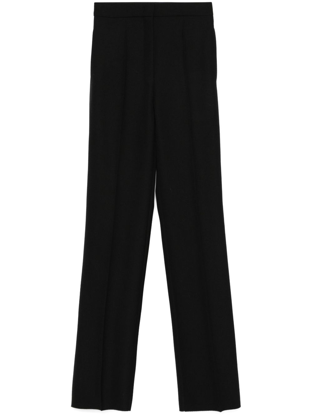 Max Mara 初剪羊毛长裤 - 黑色