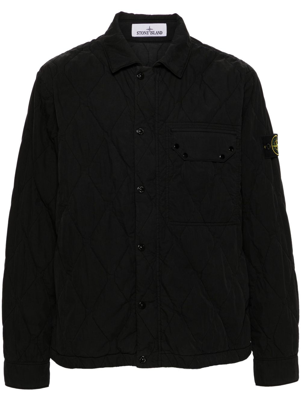 Stone Island 罗盘徽章夹克 - 黑色