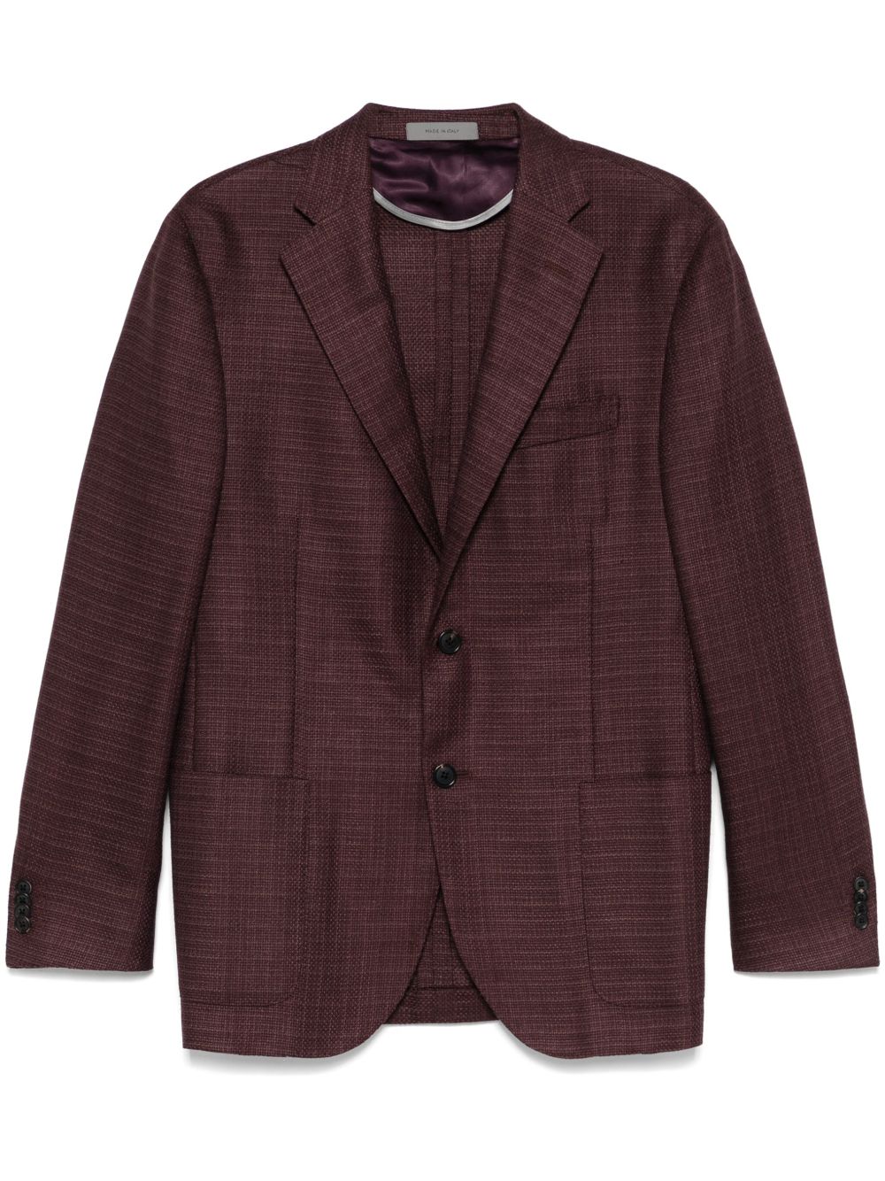 Corneliani 单排扣西装夹克 - 红色