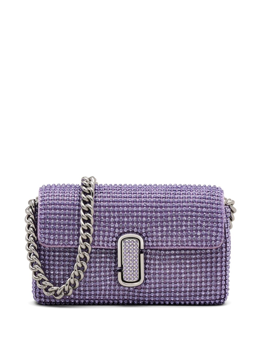 Marc Jacobs The Rhinestone J 单肩包 - 紫色