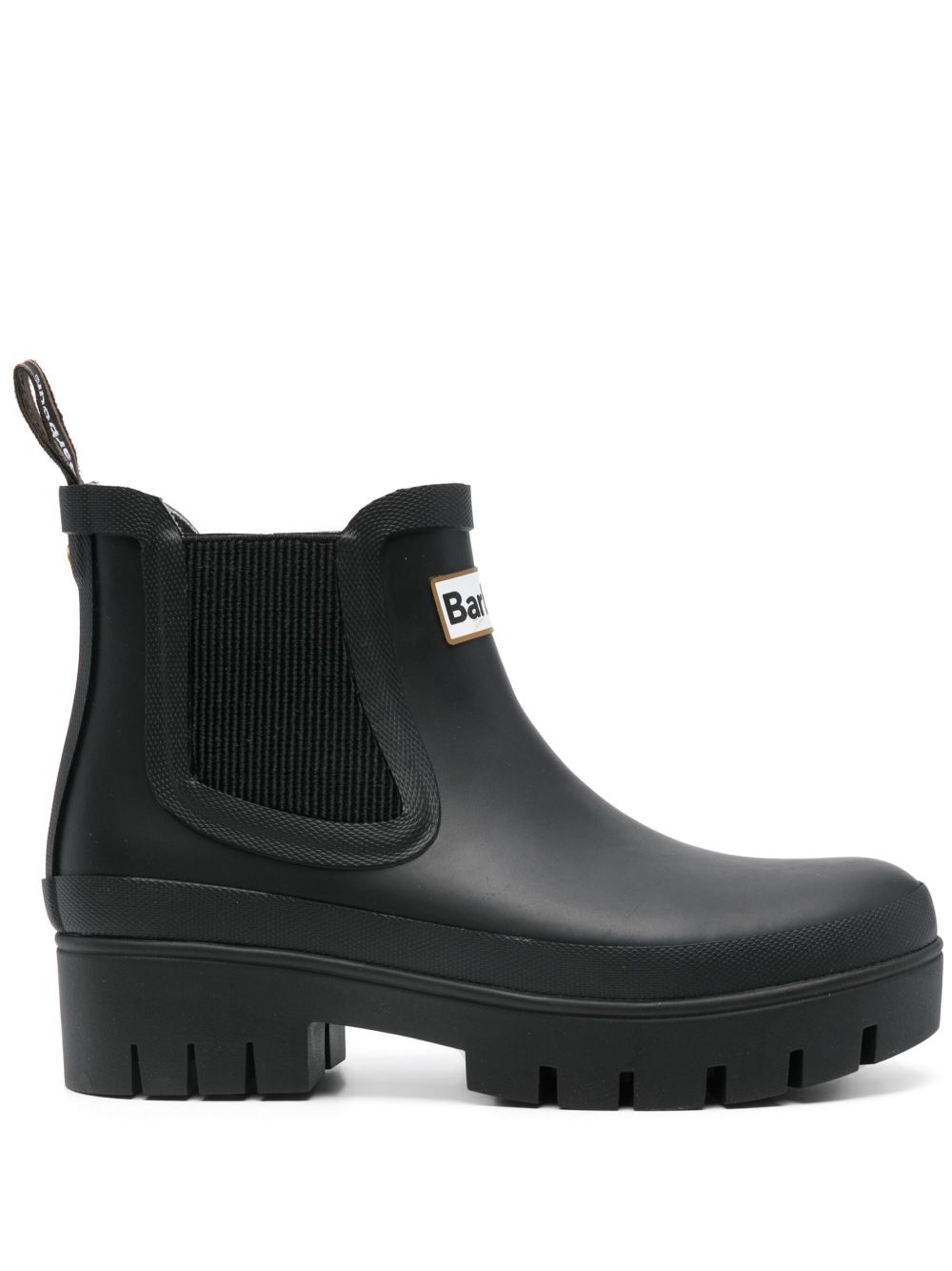 Barbour Halton 低跟靴（4厘米） - 黑色