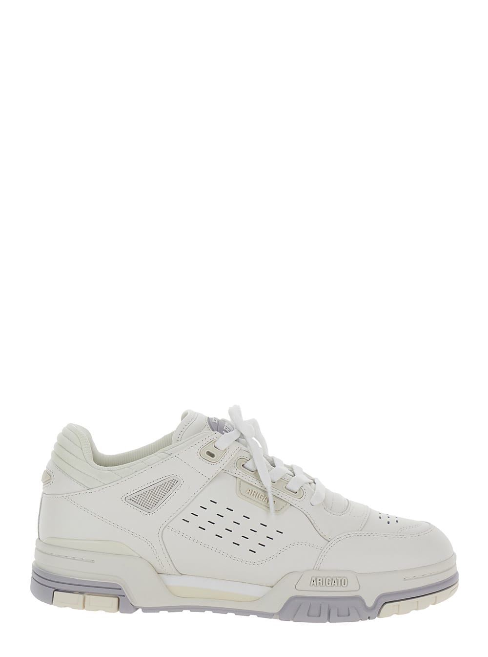 Axel Arigato Low Top Sneakers With Logo Detail In Leather And Fabric Man