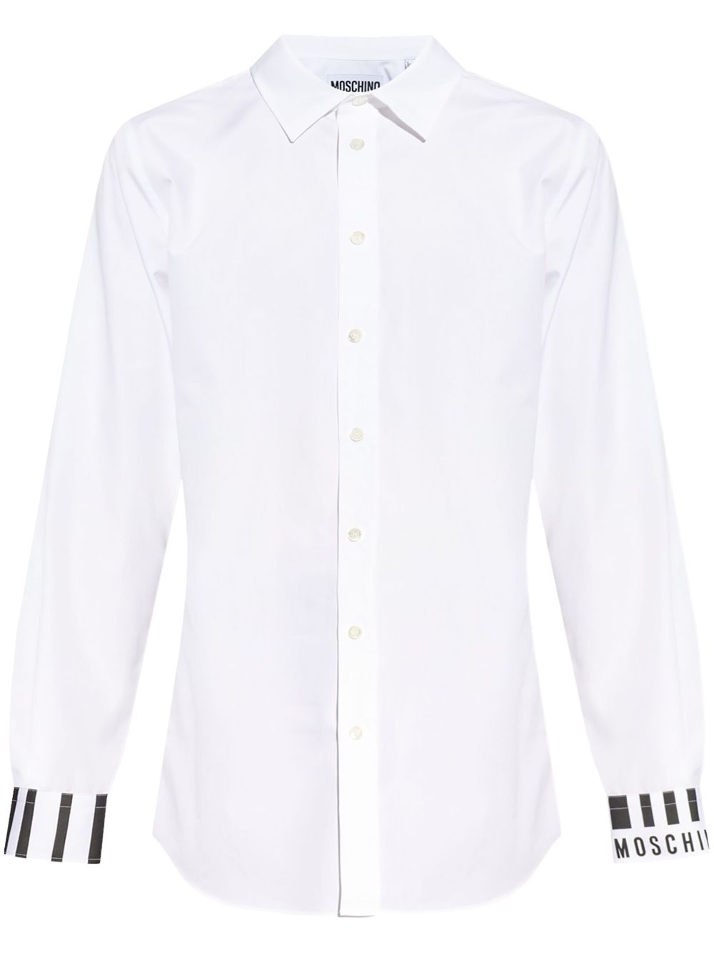 Moschino Barcode 衬衫 - 白色