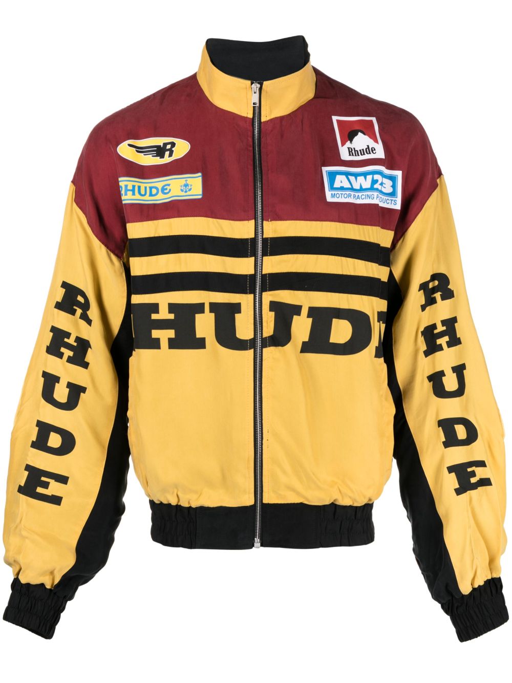 RHUDE Rally 拉链夹克 - 黄色