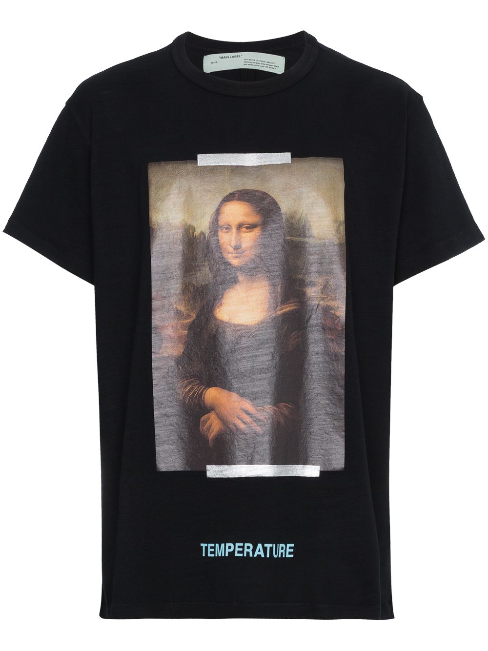 Off-White Mona Lisa印花T恤 - 黑色