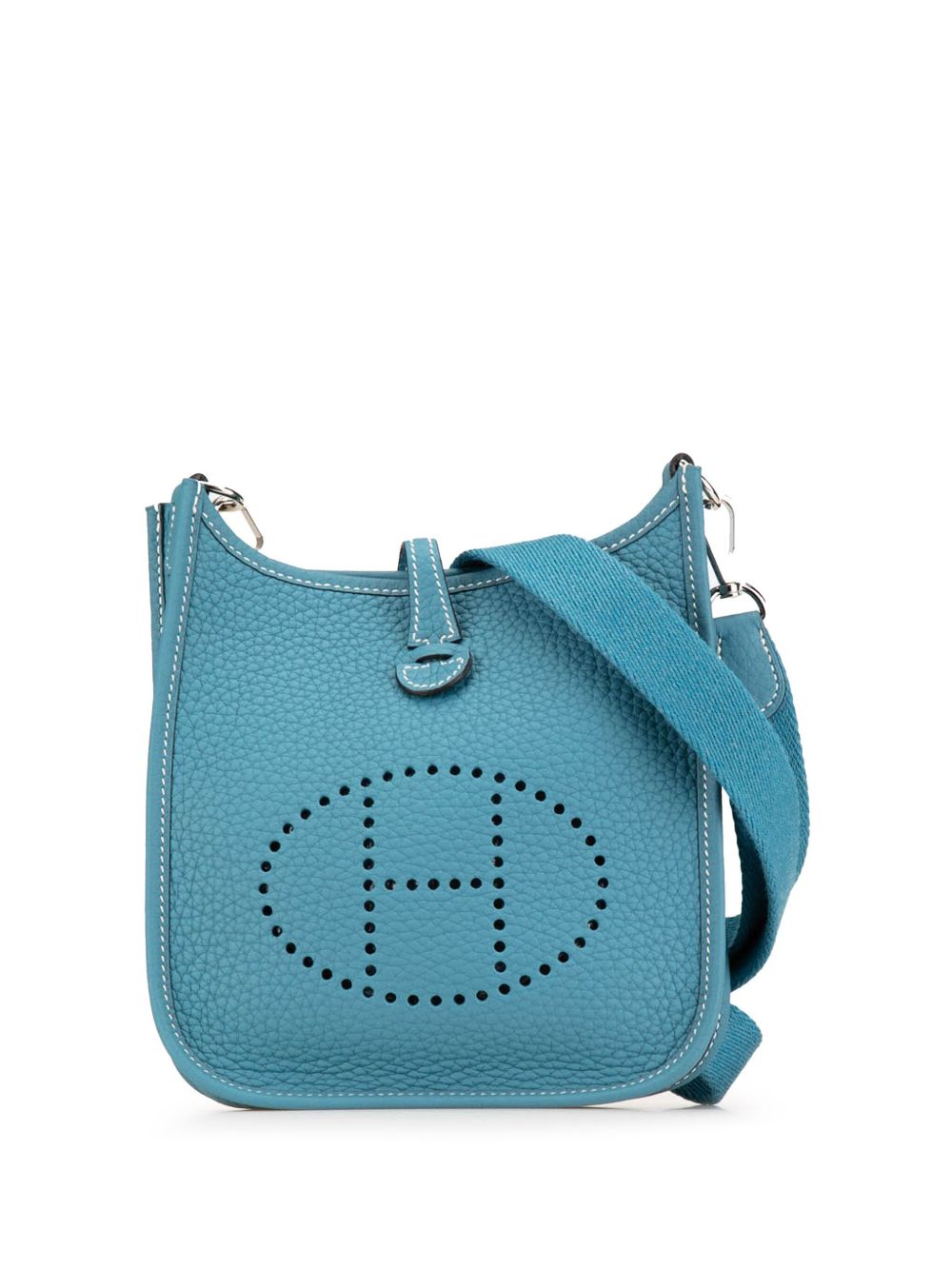 Hermès Pre-Owned 2023 Clemence Evelyne III TPM crossbody bag - 蓝色