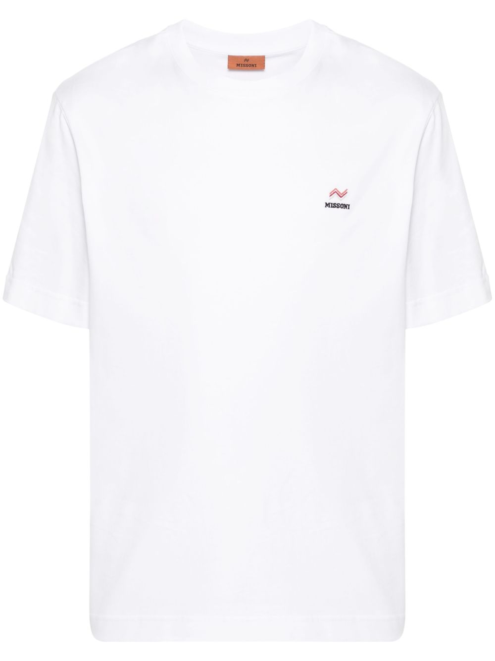 Missoni logo刺绣T恤 - 白色