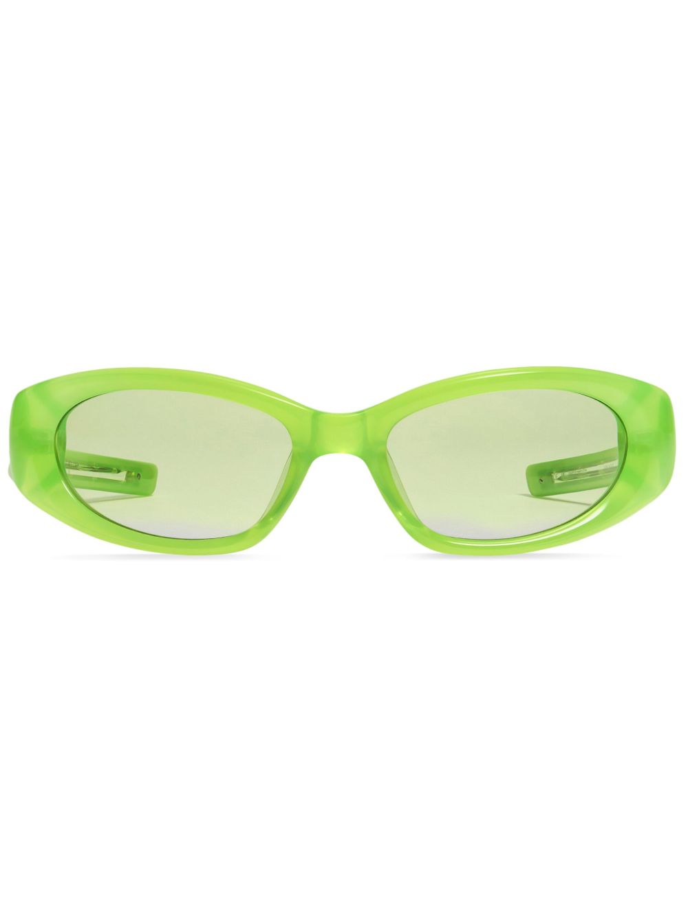 Gentle Monster Awave GRC3 长方形框太阳眼镜 - 绿色