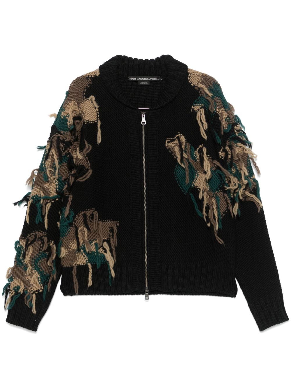 Andersson Bell New Camouflage 开衫 - 黑色