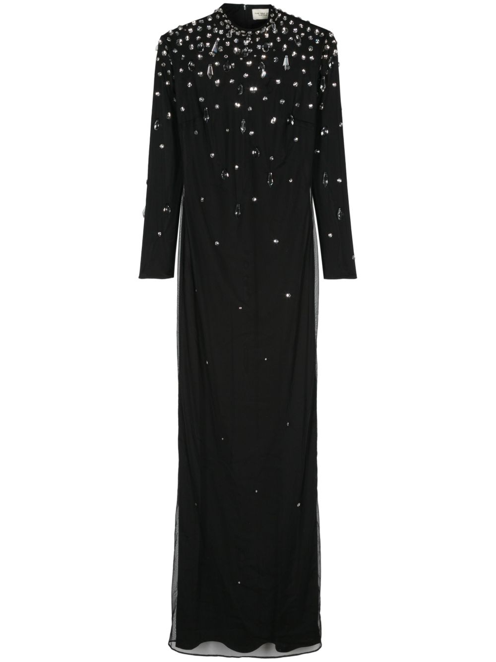 The New Arrivals Ilkyaz Ozel Catroux 超长连衣裙 - 黑色