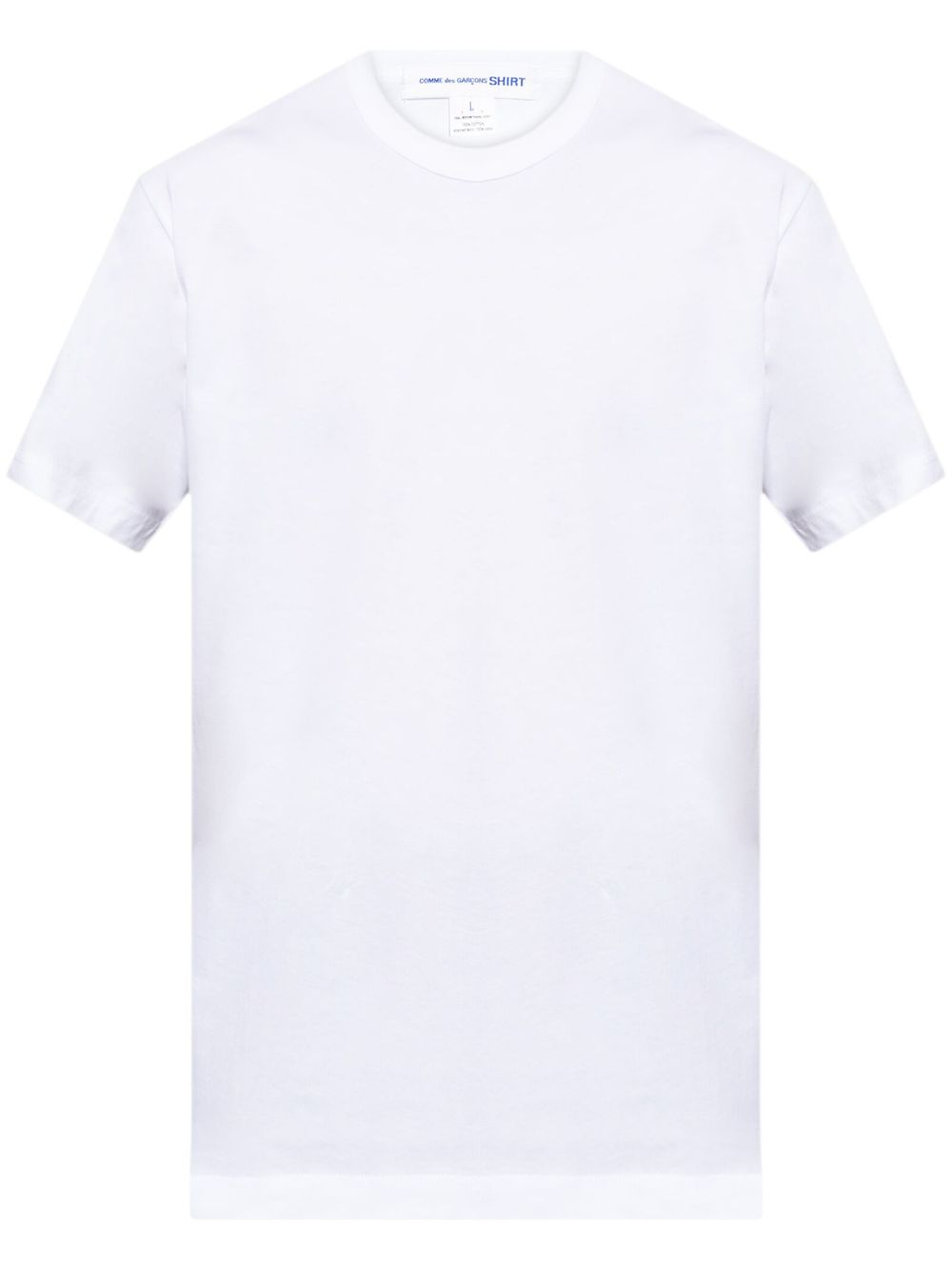 Comme Des Garçons Shirt 标语印花T恤 - 白色