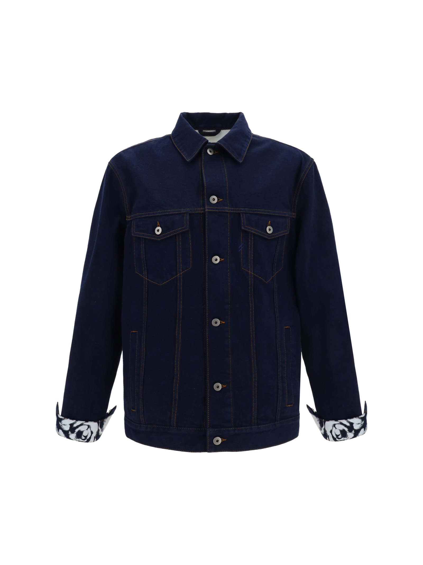 Burberry Indigo Blue Cotton Jacket