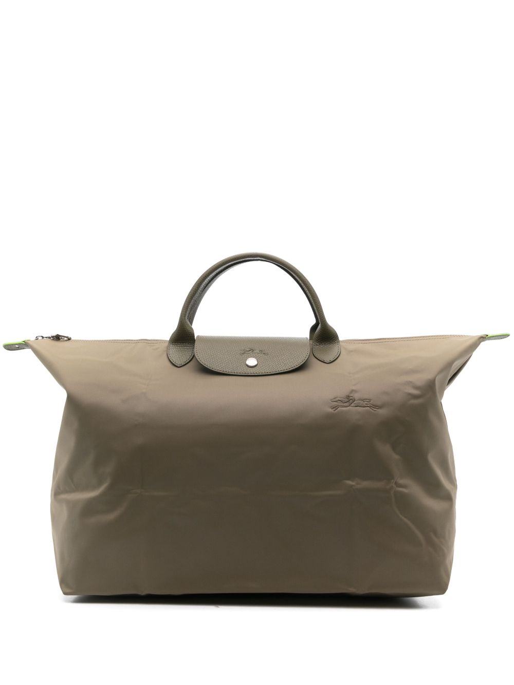 Longchamp M Le Pliage 旅行包 - 绿色