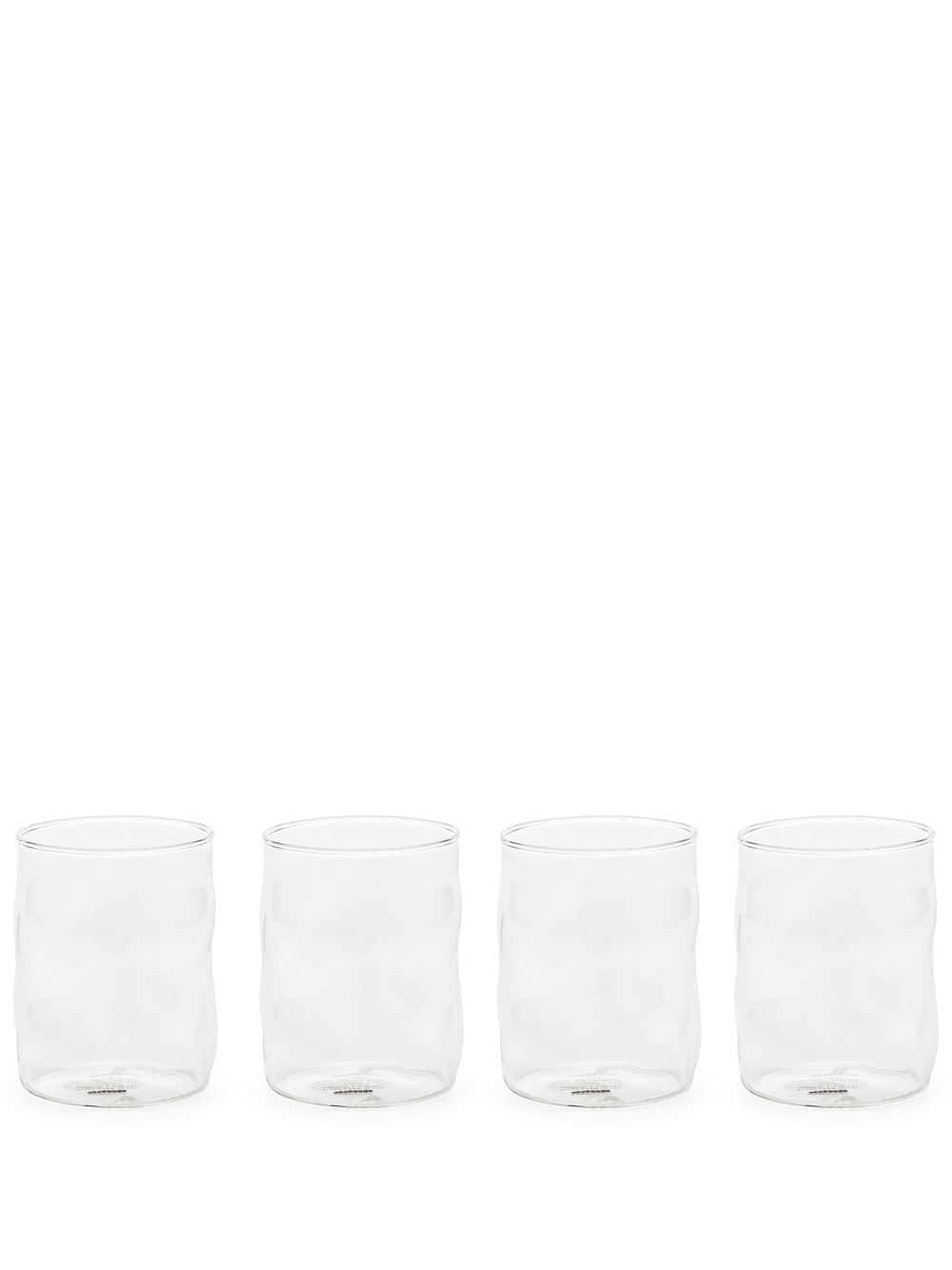 Seletti 不对称玻璃杯（四件装） - 中性色