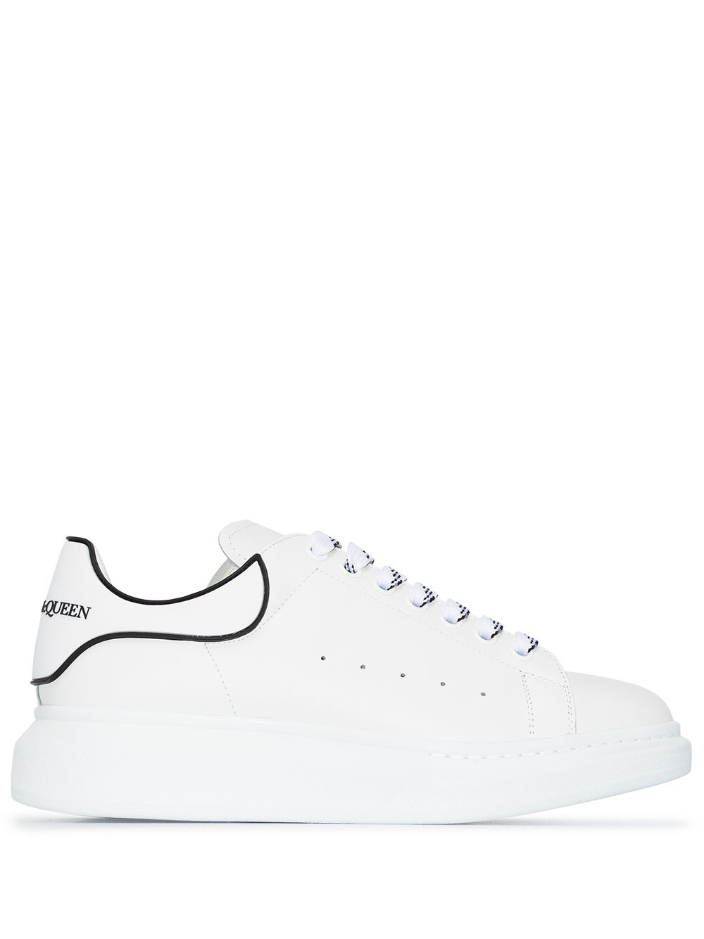 Alexander McQueen Oversized 低帮运动鞋 - 白色
