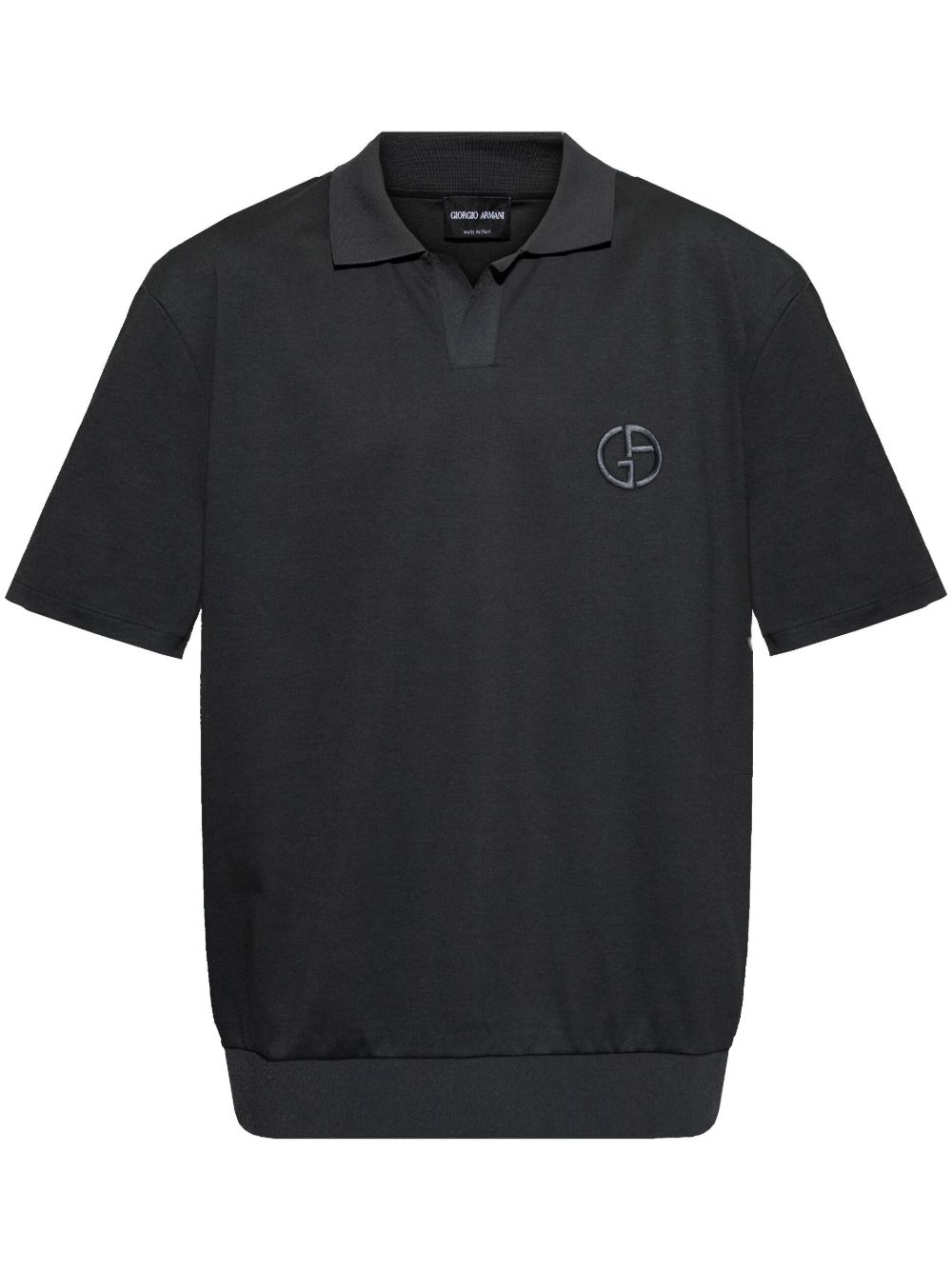 Giorgio Armani 棉polo衫 - 黑色
