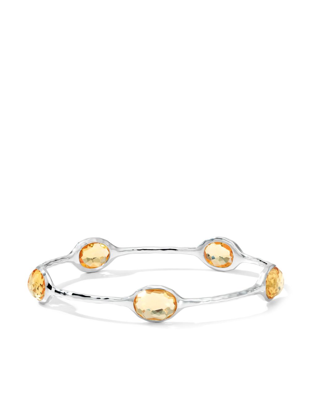 IPPOLITA Rock Candy® 5-Stone 纯银黄晶手镯 - 银色