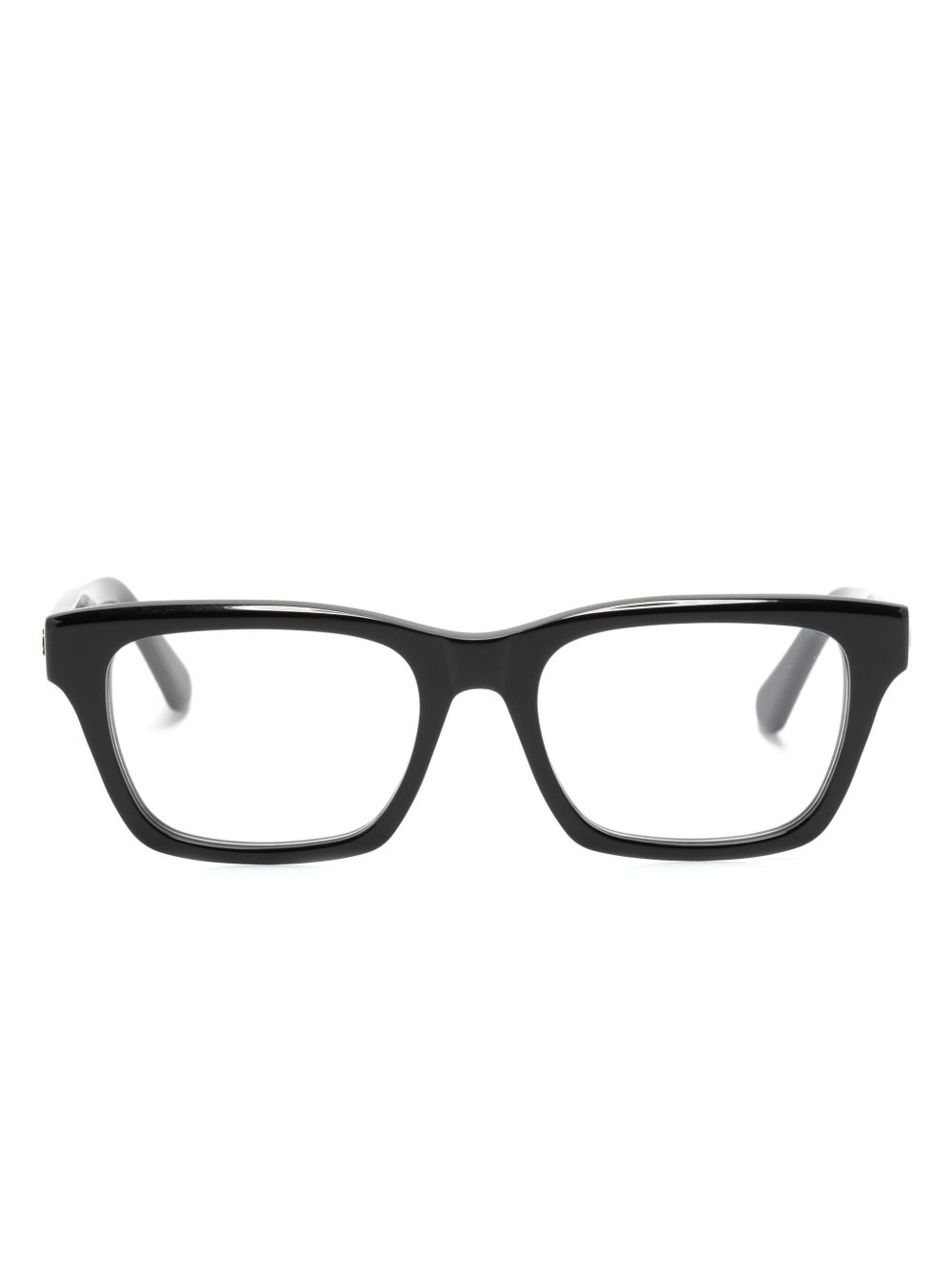 Chloé Eyewear logo压纹方框眼镜 - 黑色