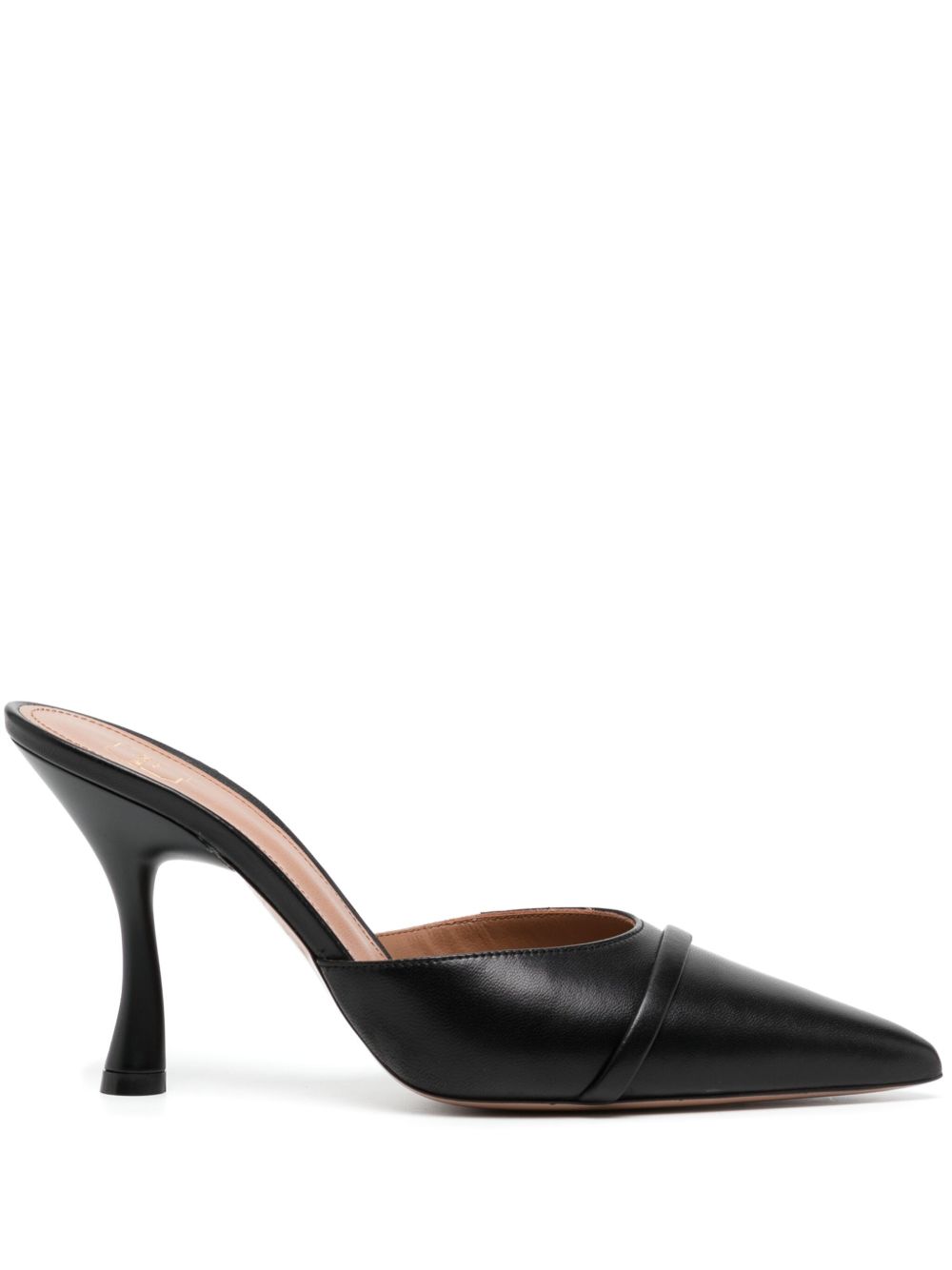 Malone Souliers Joella 尖头高跟穆勒鞋 - 黑色