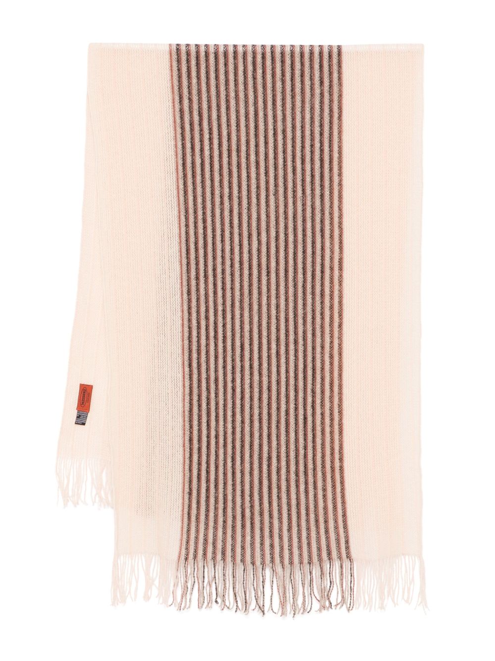 Missoni Pre-Owned 条纹围巾（2000年代典藏款） - 粉色