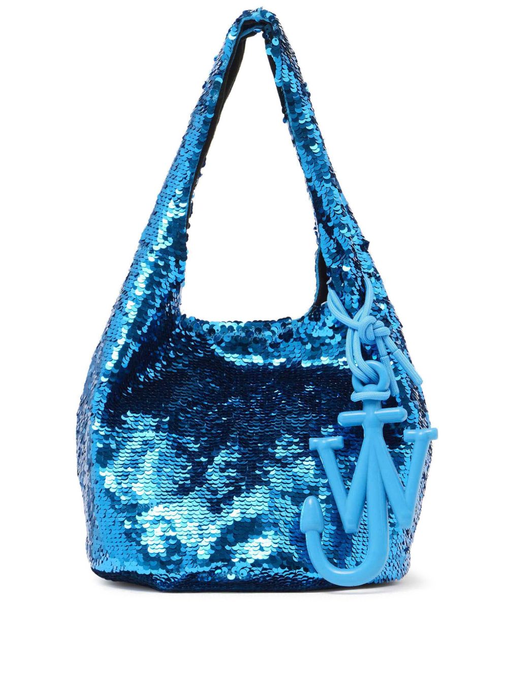 JW Anderson 亮片迷你手提包 - 蓝色