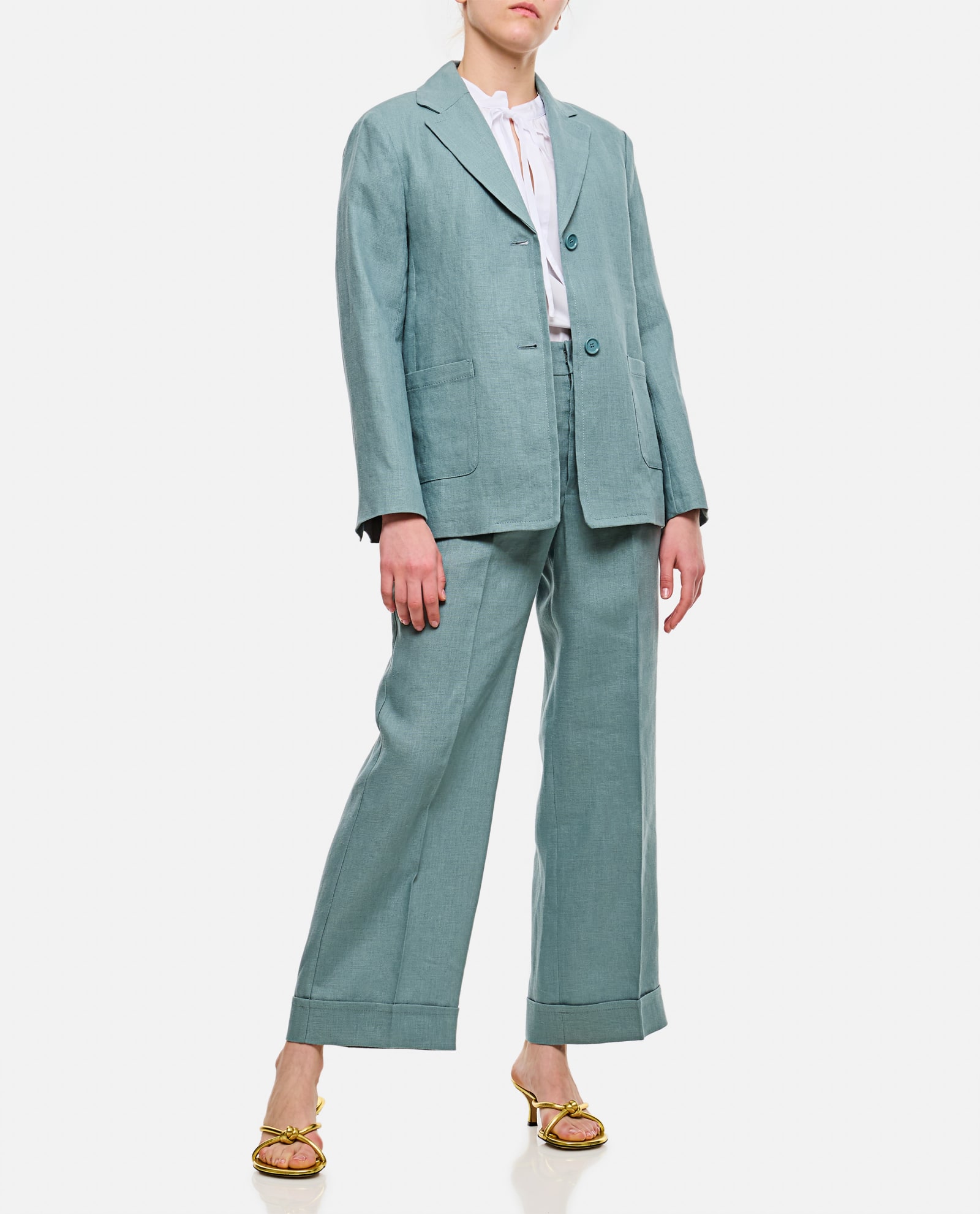'S Max Mara Salix亚麻裤
