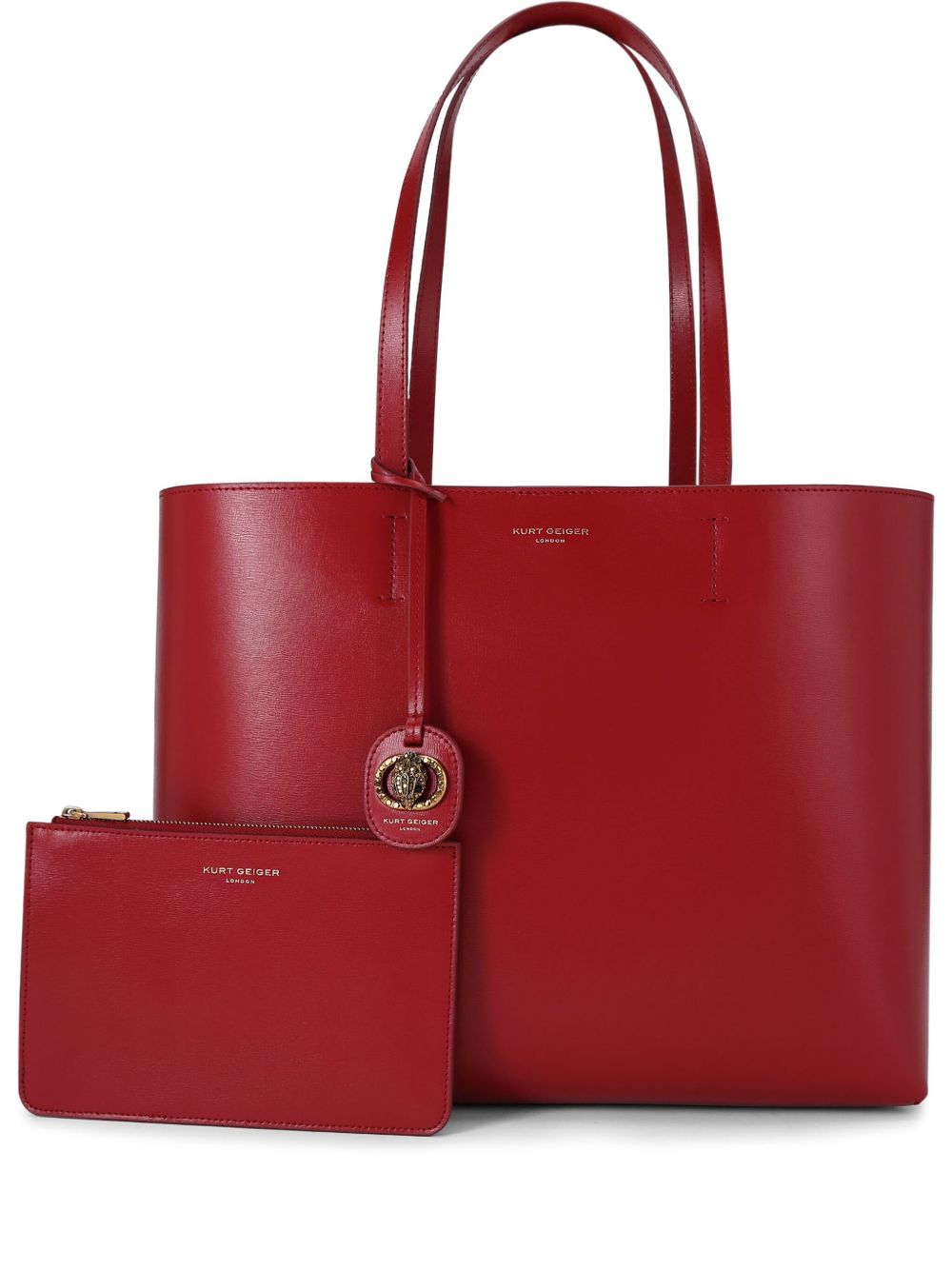 Kurt Geiger London Chelsea 购物袋 - 红色