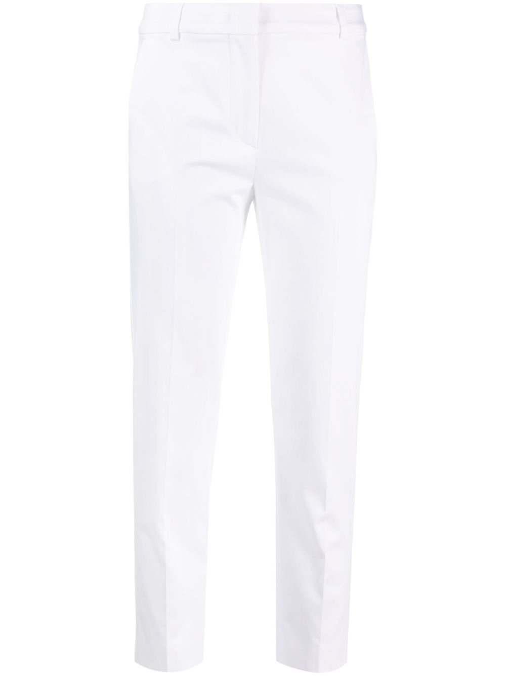 Max Mara 中腰露踝裤 - 白色