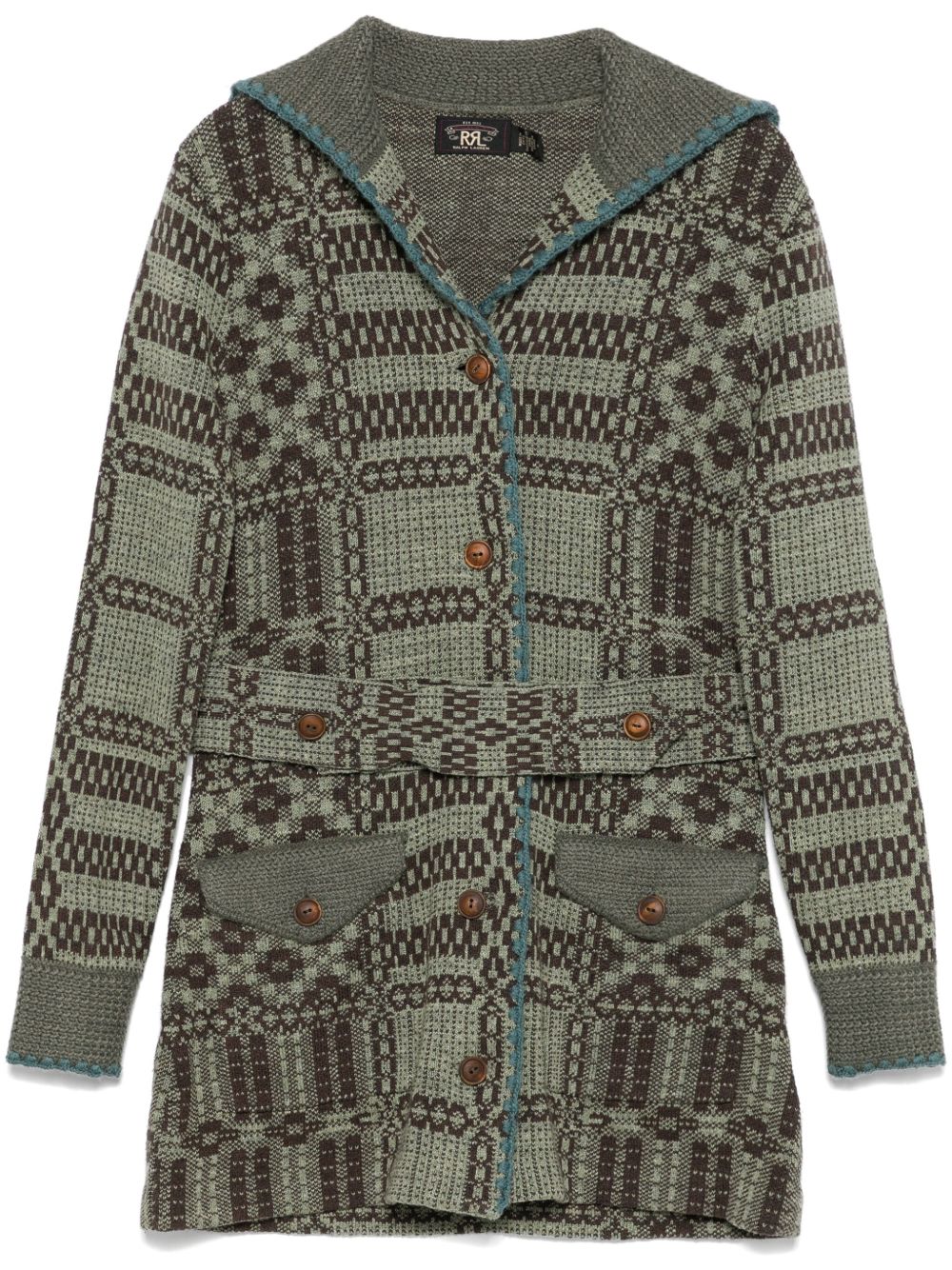 Ralph Lauren RRL Lottie 开衫 - 绿色