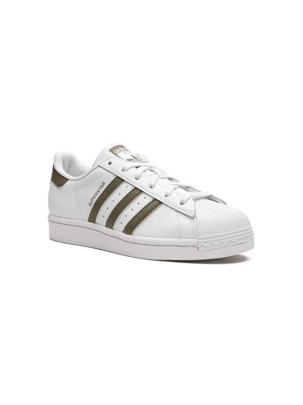 adidas Kids Superstar 低帮运动鞋 - 白色