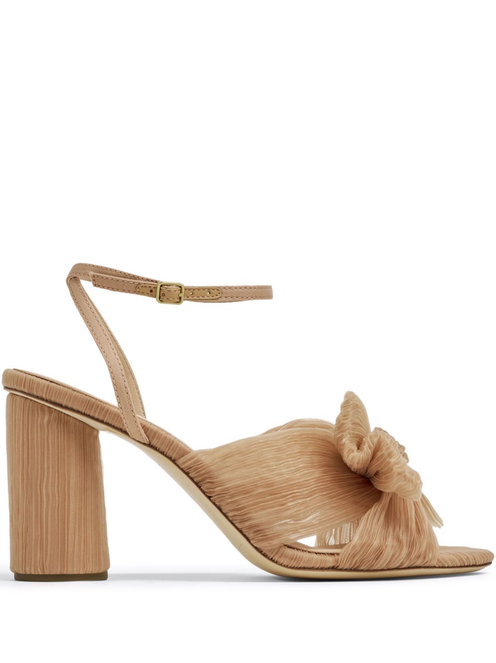 Loeffler Randall Camellia 褶饰结饰高跟凉鞋 - 粉色