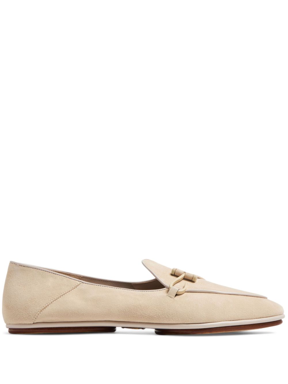 Edhen Milano Comporta 绒面皮乐福鞋 - 中性色
