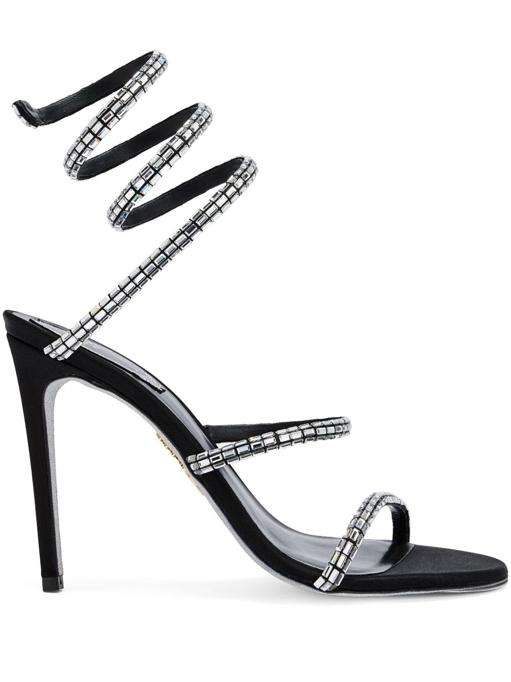 René Caovilla 105mm Cleo sandals - 黑色