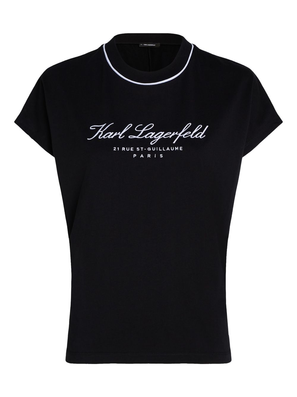 Karl Lagerfeld Hotel Karl T恤 - 黑色
