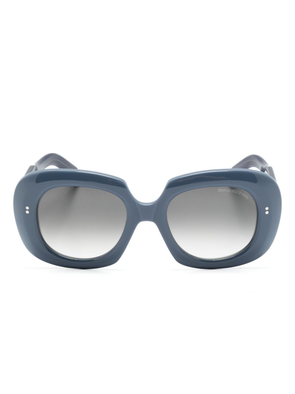 Cutler & Gross 9383 圆框太阳眼镜 - 蓝色
