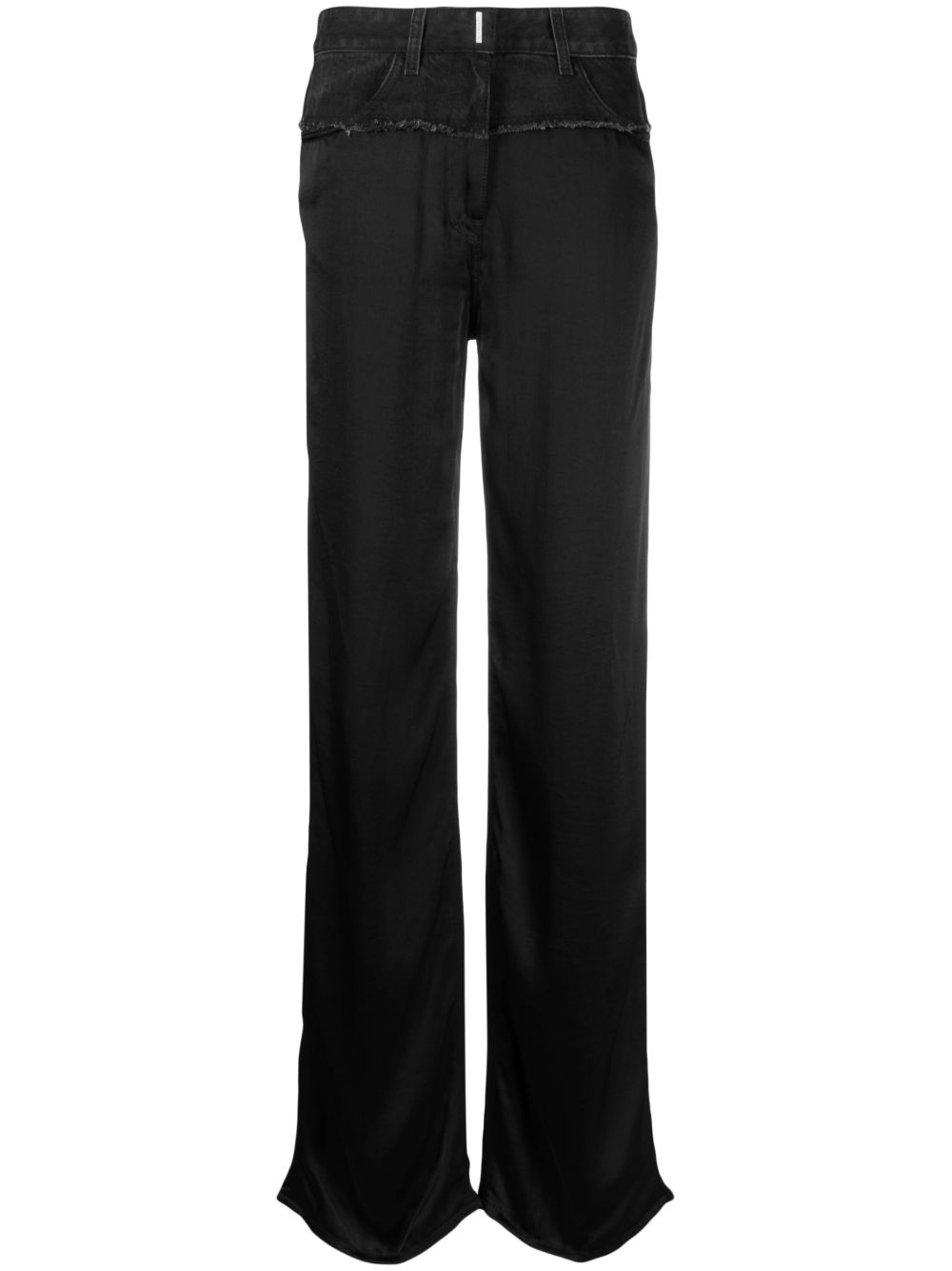 Givenchy 高腰直筒牛仔裤 - 黑色