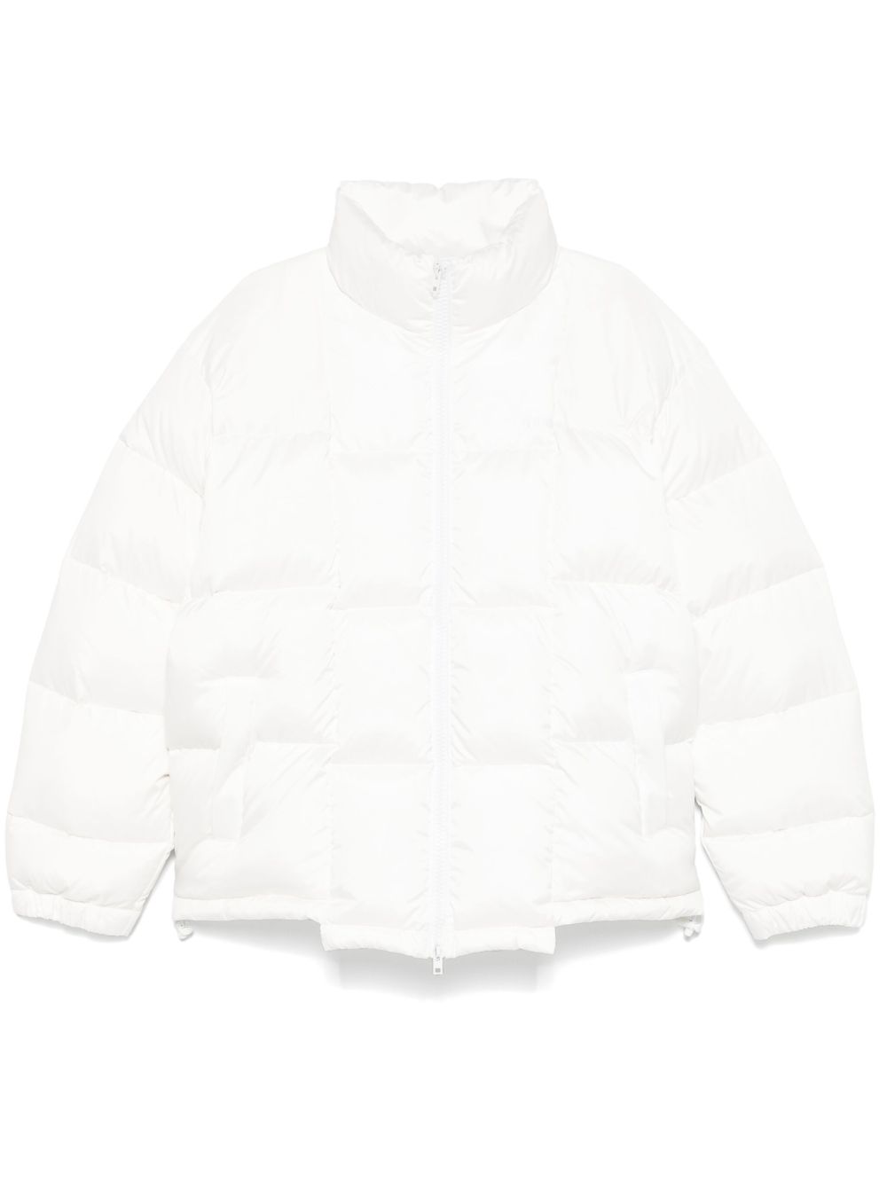 VETEMENTS logo刺绣蓬松夹克 - 白色